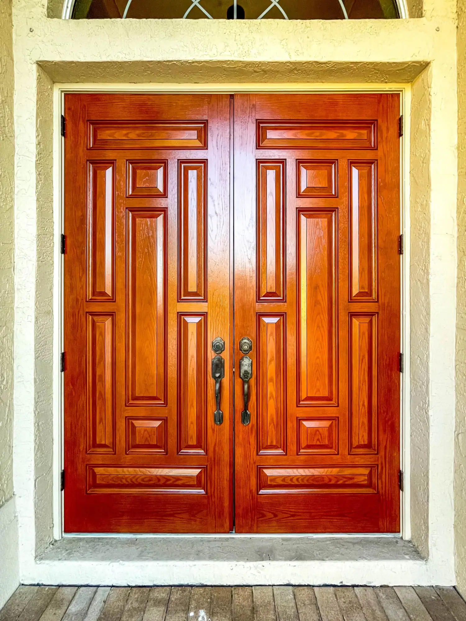 Sarasota home front door and exterior trim painting