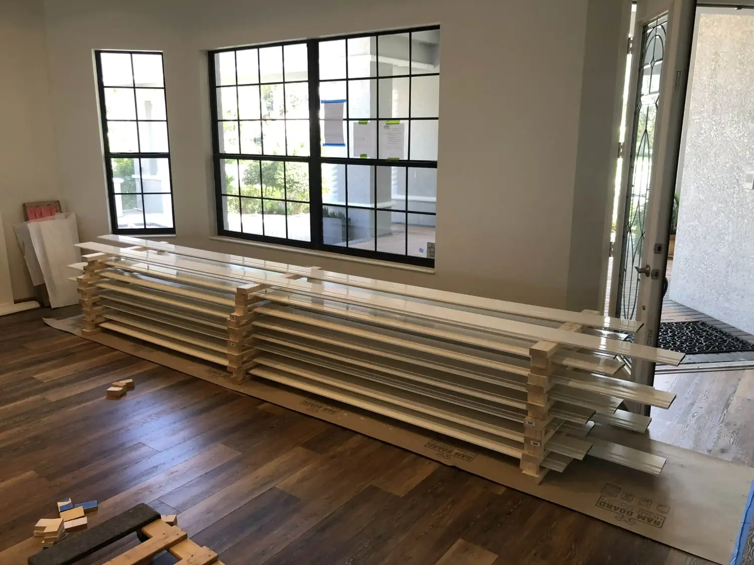 Professional interior painting in Sarasota showing premium finishes