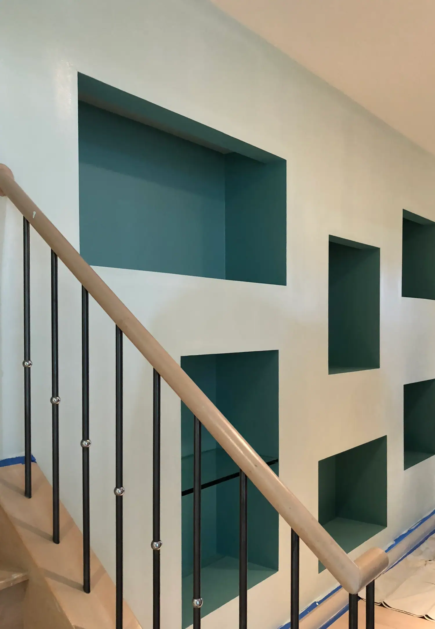 Longboat Key interior accent wall painted by Grove Street Painting