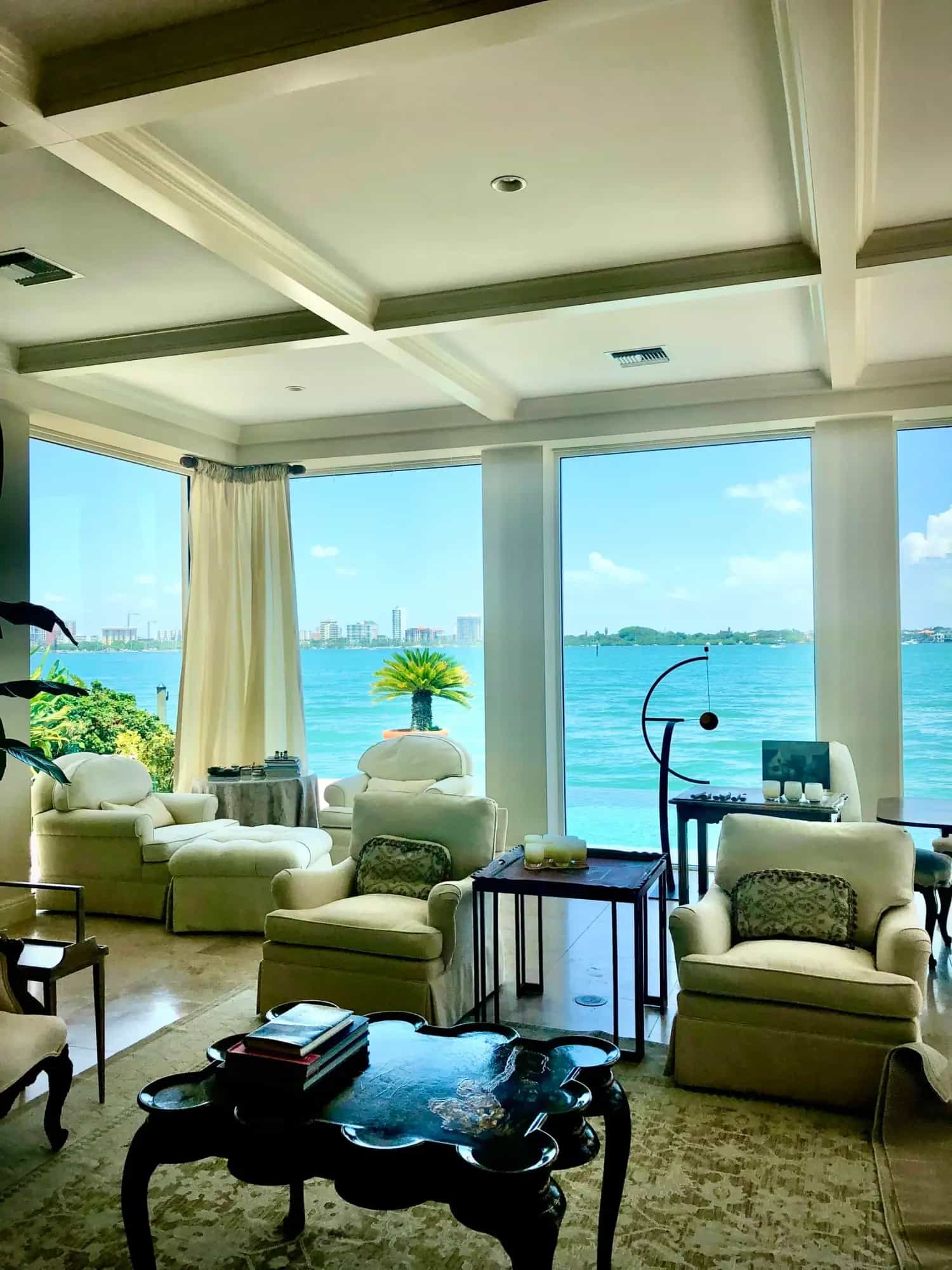 Painters in Sarasota FL -- freshly painted luxury home interior by Grove Street Painting