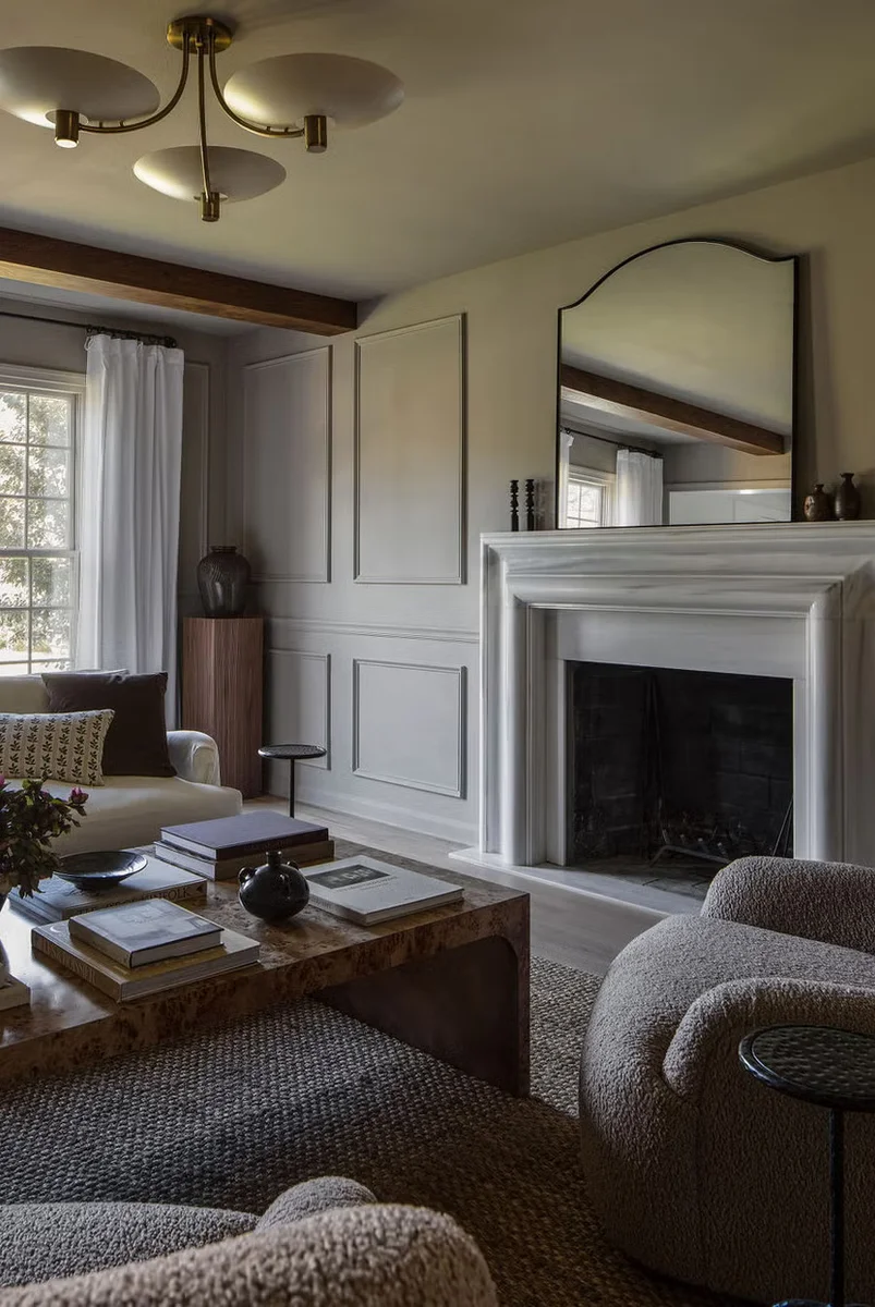 Monochromatic interior showing walls ceiling and trim in unified color