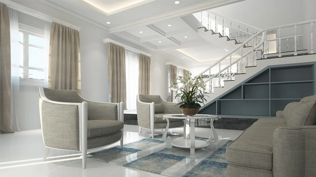 Luxury beachfront home painted on Longboat Key, Florida