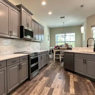 Cabinet painting in Sarasota - Kitchen with stove