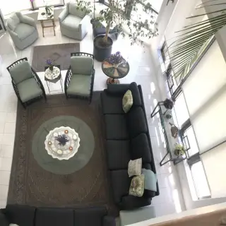 Interior painting in Sarasota - Living room transformation